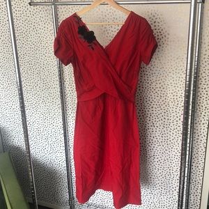 Gorgeous red pin up style stop staring dress!